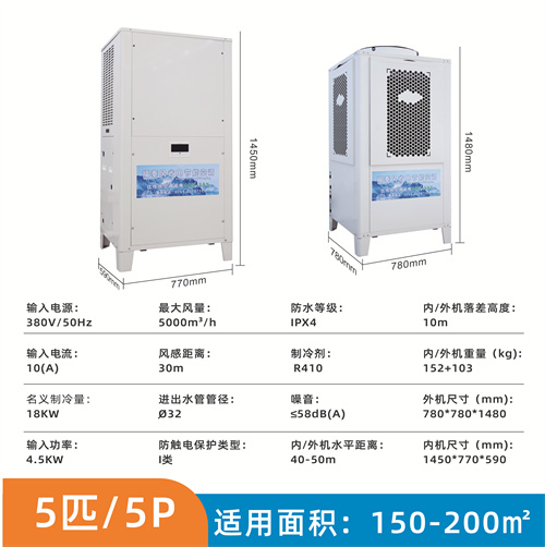 天津車(chē)間降溫吊掛式射流款窗式工業(yè)省電空調(diào)